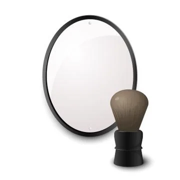 Accessories for shaving Stock Illustration