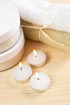 Accessories for spa therapy Stock Photos