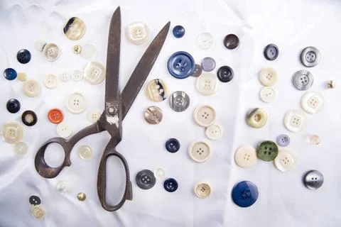 Accessories Tailor Basic elements and essential to the profession of the t... Stock Photos