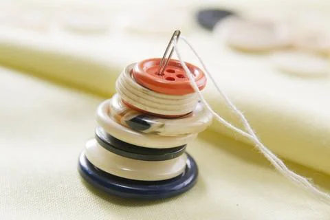 Accessories Tailor Basic elements and essential to the profession of the t... Stock Photos