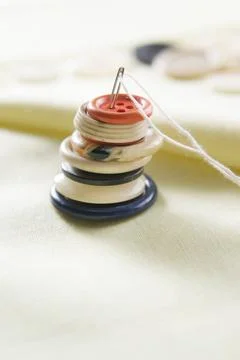 Accessories Tailor Basic elements and essential to the profession of the t... 스톡 사진