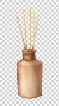 Accessories for thai massage. Hand drawn illustration of flowers, bottles, towel Illustrazione stock