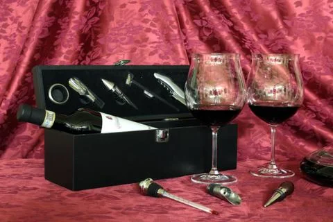 Accessories for wine Stock Photos