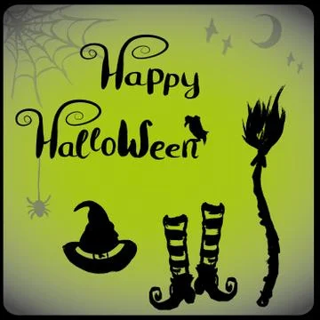 Accessories for witches Stock Illustration