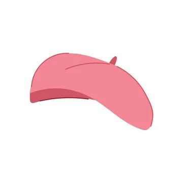 Accessory beret cartoon vector illustration Stock Illustration