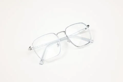 Accessory Glasses on white background Stock Photos