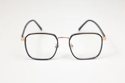 Accessory Glasses on white background Stock Photos