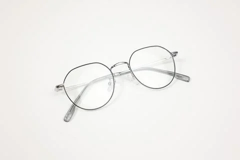 Accessory Glasses on white background Stock Photos