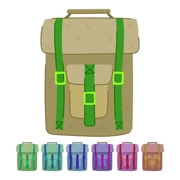 Accessory laptop bag vector cartoon graphic Illustrazione stock
