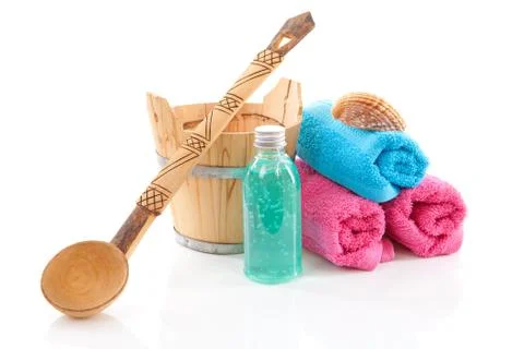 Accessory for spa or sauna Stock Photos