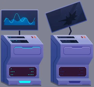 Accident and destruction while scientists experimenting in science lab with 스톡 일러스트