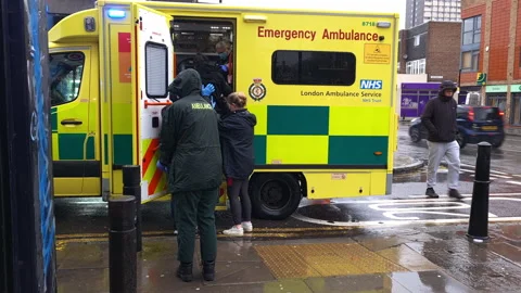 Accident and Emergency services. Stock Footage 231690471