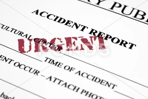 Accident report Stock Illustration