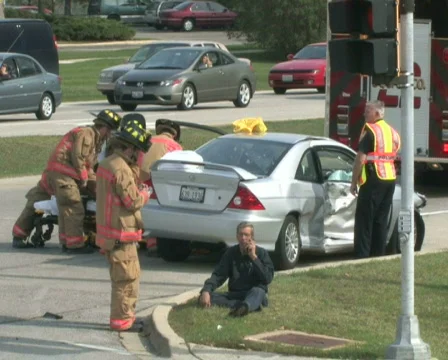 Accident Scene 1 Video stock 282068