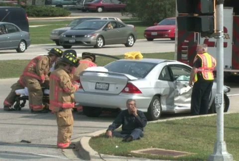 Accident Scene 1 Stock Footage 282265