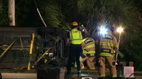 Accident scene #11 Stock Footage 930805