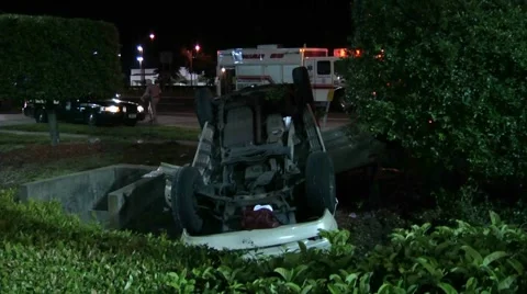 Accident scene #12 Stock Footage 930674