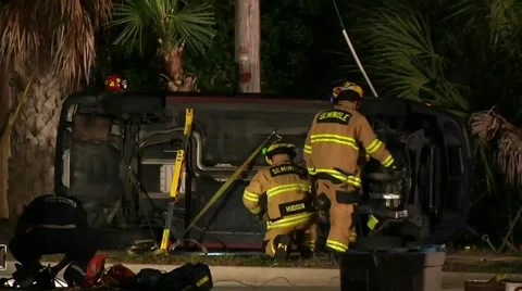 Accident scene #13 Stock Footage 930665