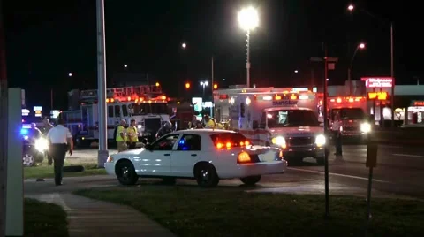 Accident scene #18 Stock Footage 887768