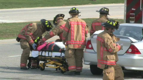 Accident Scene 3 库存影片 278943