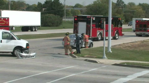 Accident Scene 4 Stock Footage 278951