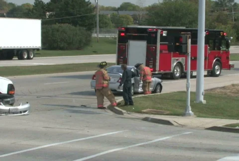 Accident Scene 4 Stock Footage 282311