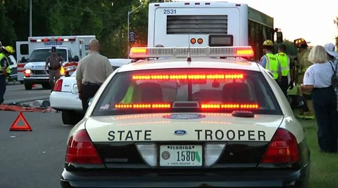 Accident scene #8 Stock Footage 931093