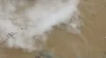 The accident, spill the hot water in the city HD Footage