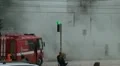 The accident, spill the hot water in the city HD Footage