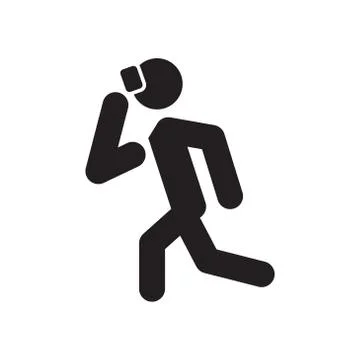 Accident vector icon logo design Stock Illustration