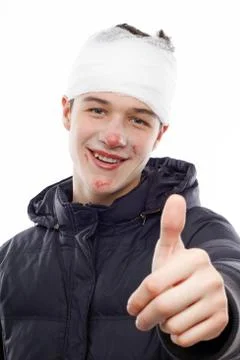 Accident without serious consequences Stock Photos