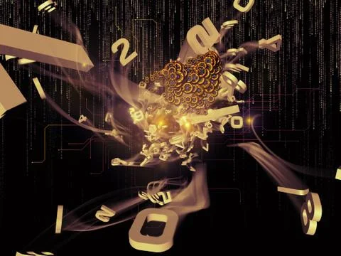 Accidental Data Set Stock Illustration
