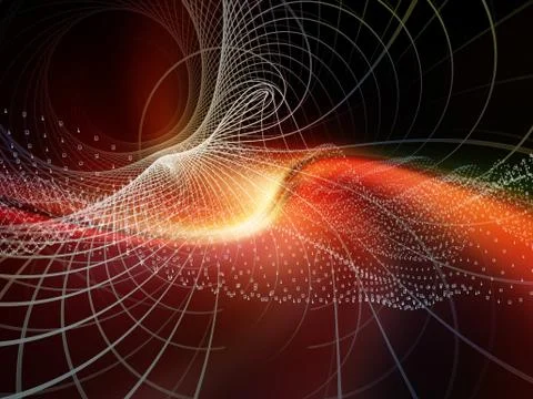 Accidental Digital World Stock Illustration