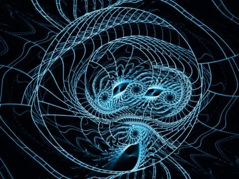 Accidental Fractal Designs Stockillustratie