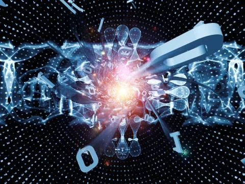 Accidental Integers Illustrazione stock