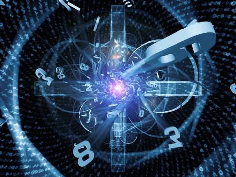 Accidental Integers Stock Illustration