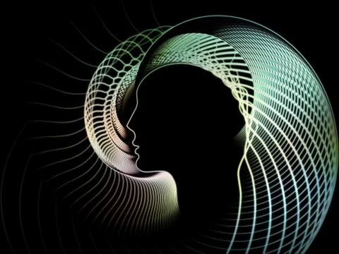 Accidental Soul Geometry Illustrazione stock