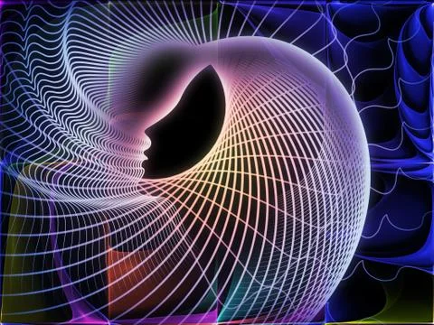 Accidental Soul Geometry Illustrazione stock