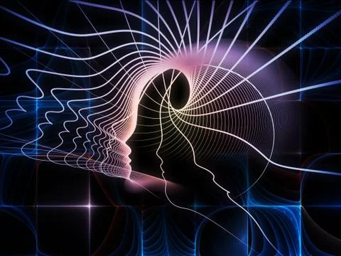 Accidental Soul Geometry Illustrazione stock