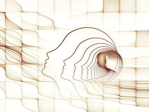 Accidental Soul Geometry Illustrazione stock
