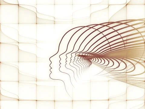 Accidental Soul Geometry Illustrazione stock