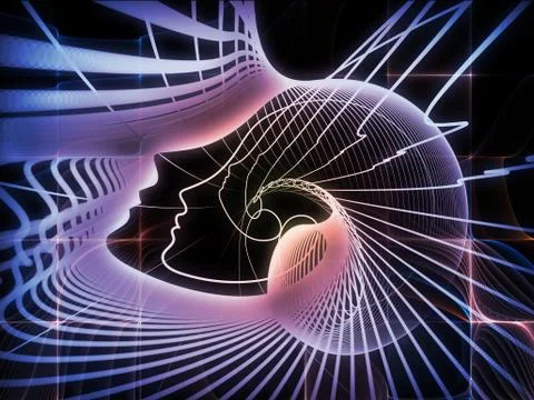 Accidental Soul Geometry Illustrazione stock