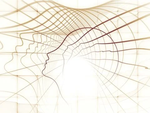 Accidental Soul Geometry Illustrazione stock