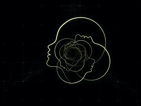 Accidental Soul Geometry Stock Illustration