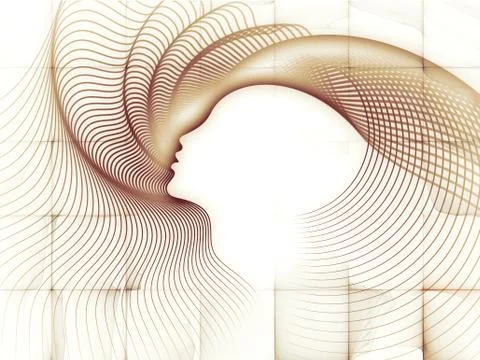 Accidental Soul Geometry Illustrazione stock