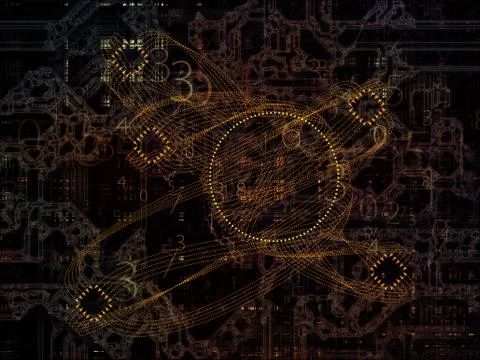 Accidental Technology Links Illustrazione stock