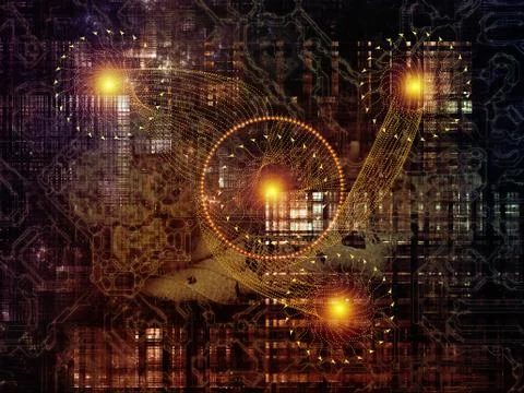 Accidental Technology Links 스톡 일러스트