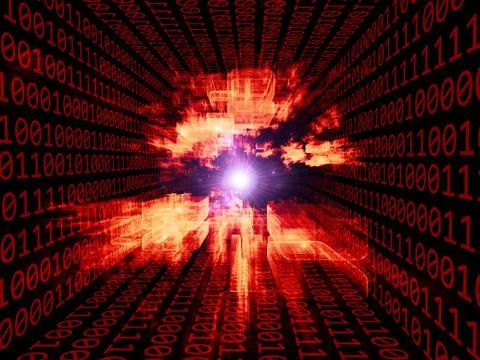 Accidental Virtual Space Stock Illustration