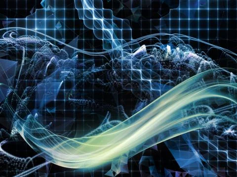 Accidental Virtual World Stockillustratie