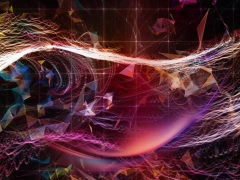 Accidental Virtual World 库存插图
